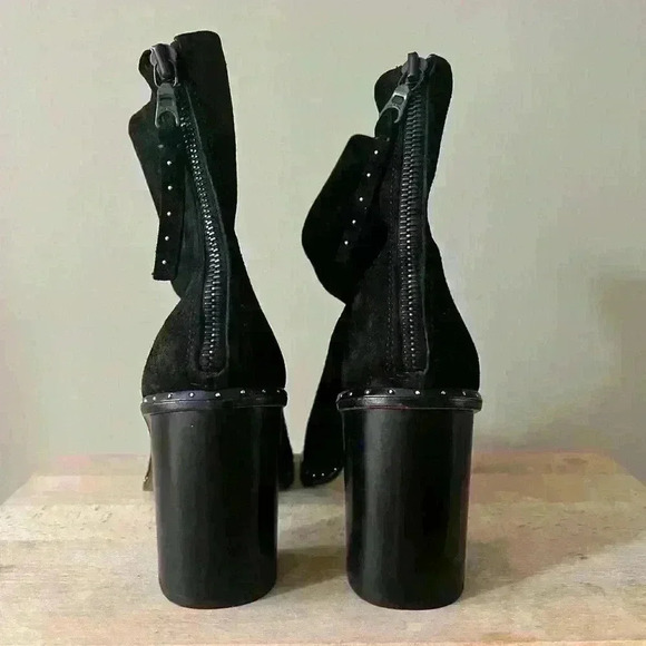 Rag & Bone Suede Blyth Boots Size 36 and a half with studs - Picture 2 of 9